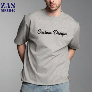 Camisetas de Manga Corta para Hombre, Talla Grande, Corte Regular, 100% Algodón Ecológico, Tejido de Punto, Cuello Redondo, Secado Rápido - Product Image 1