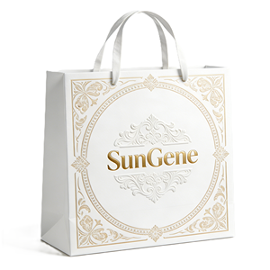 Sac en papier kraft écologique réutilisable avec logo imprimé, design luxueux, taille personnalisable et durable pour les détaillants de boutiques - Product Image 1