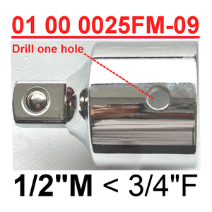 OEM ODM Taiwan Supplier 6 PCS Socket Adapter <b>Set</b> 1/4Dr 3/8Dr 1/2Dr Drive <b>Mechanical</b> <b>Tools</b> Workshop <b>Tool</b> Kits - Product Image 4