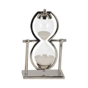 Elegante Reloj de Arena Metálico Decorativo Vintage para Hogar, Oficina y Hotel - Product Image 1