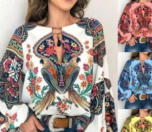 Nouvelle Blouse Décontractée Coréenne Vintage pour Femme, Manches Longues Bouffantes, Dentelle Avant, Couleur Unie, Printemps Automne - Product Image 3