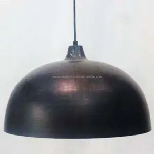 金属薄板厨房天花板吊灯，带黑色粉末涂层，表面处理圆形花式设计，高品质照明