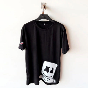 T-shirt Oversize Streetwear d'Été Vintage en Polyester/Coton Tricoté de Haute Qualité, Imprimé par Sublimation, Écologique - Product Image 3