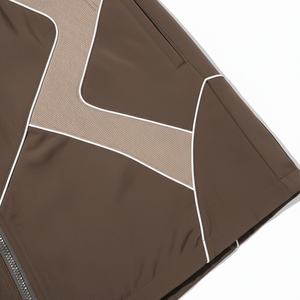 Survêtement décontracté léger en nylon coupe-vent à capuche personnalisé pour homme, fermeture éclair, vente en gros, couleur unie - Product Image 6