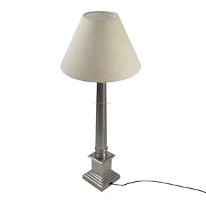 Trending Matte Theme Design Tableware Lamp With Silver Finishing Design Decorative Metal Lamp Floor And Home Decorations