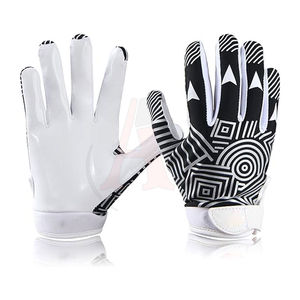 Guantes Profesionales de Fútbol Americano Antideslizantes, Transpirables, de Cuero Genuino Resistente, Nuevo Estilo para Deportes - Product Image 2
