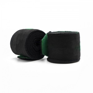 Bandages de boxe mexicains extensibles personnalisés en gros, pas chers, 3 mètres, noirs - Product Image 1