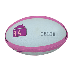 Pelota de Rugby de partido Premium personalizada hecha con el último proveedor de pelotas de Rugby de entrenamiento de caucho sintético con diseño y logotipo personalizados - Product Image 6