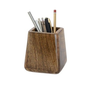 Handcrafted Wooden <b>Pen</b> Stand Desk <b>Organizer</b> Pencil Holder Office Table Stationery Storage Gift - Product Image 4
