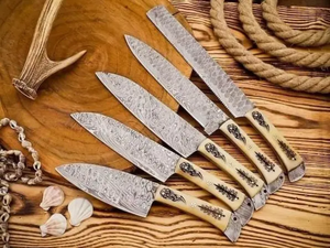 Kitchen <b>Knife</b> <b>Set</b> Stainless Steel Professional Chef <b>Knife</b> <b>Set</b> with <b>Sharp</b> Blade and Sheet Handle - Product Image 2