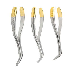 Dental Root Forceps <b>Set</b> Manual Minimally Invasive Broken Root Extractor Surgical Tooth Removal <b>Pliers</b> Upper Mandible Universal - Product Image 3