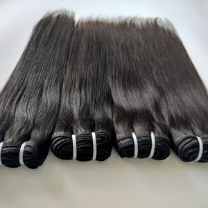Cabello de templo indio Doble dibujado Paquetes crudos Calidad virgen Cutícula intacta - Product Image 1
