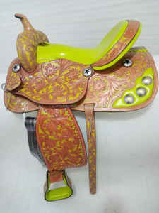 ROYAL INTERNATIONAL RI003 Silla de Montar Occidental de Cuero para Caballo Fabricada en Uttar Pradesh - Product Image 5