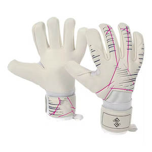 Gants de gardien de but pour hommes, haute qualité, paume en latex, forte adhérence, antidérapants, entraînement professionnel avec protection des doigts - Product Image 1