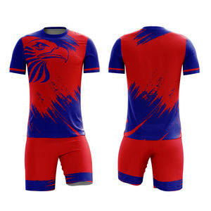 Uniforme de Fútbol Personalizado de Poliéster con Diseño Personalizado y Estampado Superior, Servicio OEM de Calidad Superior, Uniforme de Fútbol Personalizado para Adultos con el Mejor Material - Product Image 1