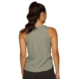 Débardeur court en coton biologique pour femme, respirant, délavé à la pierre, style Barnard - Product Image 2