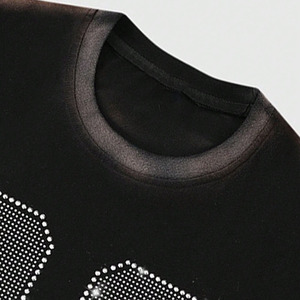 T-shirt Homme en Coton Premium à Manches Courtes et Col Rond avec Strass Numéro 23 – Vente en Gros, Logo Personnalisé – Fournisseur - Product Image 5