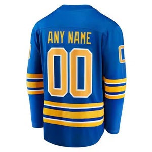 Maillots de hockey sur glace personnalisés en gros, vêtements de sport, production OEM, fourniture directe d'usine, uniforme durable et léger - Product Image 2