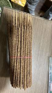 Bâtonnets d'encens en bois de santal et bambou de 9 pouces de la marque Buyer's Brand, fleurs séchées, pour Pooja et usage domestique, parfum aromatique, fabriqués au Tamil Nadu - Product Image 5