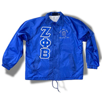 Veste de coach en jean vintage Zeta Phi Beta, tendance automne, fine, athlétique, élégante, respirante, écologique, coupe-vent pour hommes