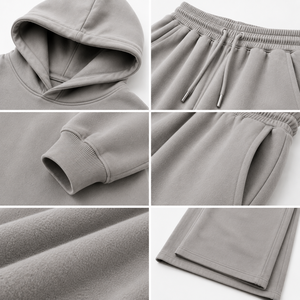 Completo da donna <span class=keywords><strong>ONE</strong></span> <span class=keywords><strong>APEX</strong></span>: Felpa con cappuccio e pantaloni della tuta a gamba larga, vestibilità regolare, antibatterico, ad asciugatura rapida, stile streetwear, in tessuto pesante French Terry - Product Image 4