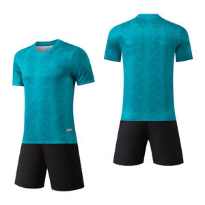 Uniformes de Fútbol Personalizados al por Mayor EDOOR, Conjunto de Camiseta y Pantalones Cortos para Adultos y Niños, Transpirable, de Secado Rápido, Ropa Deportiva de Poliéster - Product Image 4