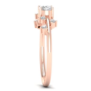 Anillos de compromiso REYES de plata de ley 925 con corte ovalado de moissanita de 0.84 quilates para mujer, regalo de boda, joyería fina - Product Image 3