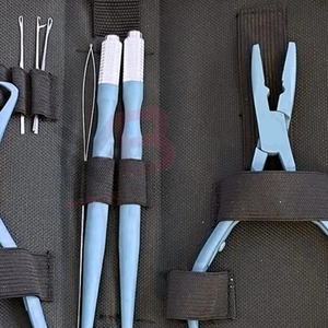 Professional Micro Ring Stainless Steel Hair Extension <b>Pliers</b> Pulling Needle Tool Custom Logo Eco-Friendly 1-Hole <b>Plier</b> <b>Set</b> - Product Image 4