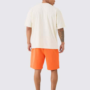 เสื้อยืดพิมพ์ลายพัฟฟ์สำหรับผู้ชายและชุดเซ็ต 2 ชิ้น กางเกงขาสั้น สินค้ามาแรง ชุดฤดูร้อน - Product Image 4