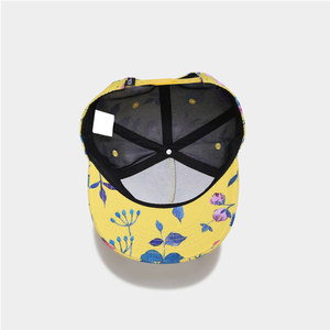 Polyester Sublimated <b>Cap</b> Breathable <b>Quick</b> <b>Dry</b> Fabric Adjustable Snapback Outdoor Casual Fitness and Sports Headwear - Product Image 6