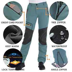 Women's Outdoor Snow <b>Ski</b> <b>Pants</b> Waterproof Hiking Insulated Softshell <b>Pants</b> Snowboard Zipper Bottom Leg <b>Ladies</b> <b>Ski</b> Overall Adults - Product Image 6
