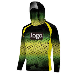 Sudadera con Capucha de Pesca de Secado Rápido, Transpirable, Impermeable, de Talla Grande, con Diseño Personalizado y Máscara, Ropa de Pesca - Product Image 6