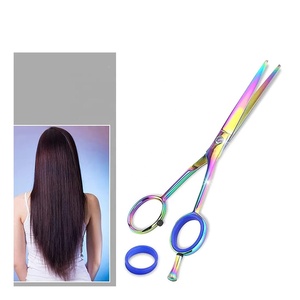 Ciseaux de coiffure professionnels de haute qualité, lames en acier inoxydable de précision, céramique, pour droitiers, 28 dents, manche moyen - Product Image 4