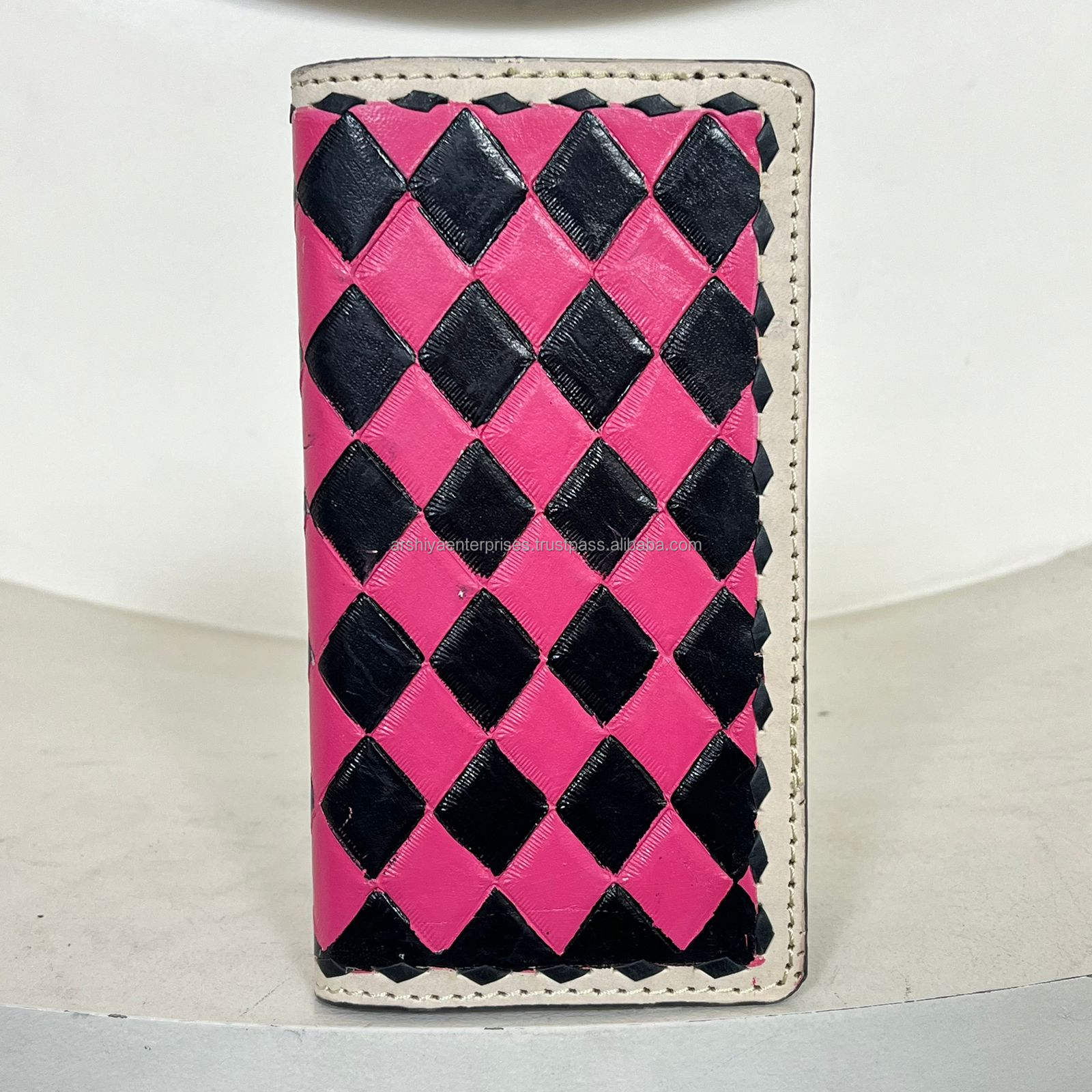Pink & Black Checkered