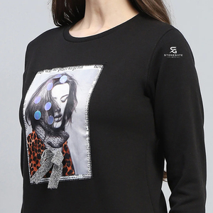 Sudadera con Logotipo Personalizado, Cuello Redondo, Felpa de Algodón, Unisex, Manga Larga, Informal, para Gimnasio, Bordado, Impresión, OEM, Venta al Por Mayor - Product Image 4