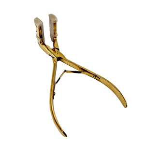 Pince à extensions de cheveux professionnelle en acier inoxydable - Outil durable et écologique pour les salons de beauté et les professionnels - Product Image 3