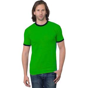 เสื้อยืดเจอร์ซีย์ผ้าฝ้ายแท้ 100% พรีเมียม ถักแบบเรียบ ขอบเสื้อตัดสี น้ำหนักเบา ไม่ยับ ใส่ได้ทั้งชายและหญิง สไตล์วินเทจ พิมพ์ลายดิจิทัล - Product Image 1