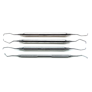 ชุดอุปกรณ์ขูดหินปูนและอุดฟันสแตนเลส Dental Gracey Curettes Prophylaxis Tray พร้อมเครื่องมือผ่าตัด 7 ชิ้น M.A - Product Image 4