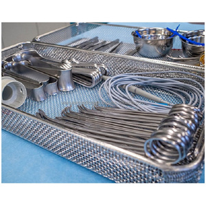 Plateau en treillis métallique de qualité supérieure WARSAW MEDICAL en acier inoxydable, certifié ISO et CE, pour instruments de laboratoire |   porte-aiguille - Product Image 6