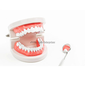 Juego de herramientas manuales de acero inoxidable para limpieza dental: raspador de sarro, pinzas dentales, espejo bucal, kit quirúrgico dental para consultorio. - Product Image 4