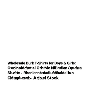 Ventes en gros de t-shirts pour garçons et filles - Stock de vêtements en surplus d'origine du Bangladesh - Product Image 3