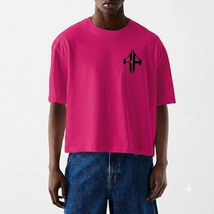 Camiseta Casual de Algodón 100% para Hombre, de Primera Calidad, Corte Holgado, con Logotipo Personalizado Serigrafiado, Color Azul Marino, de Secado Rápido, Cuello Redondo - Product Image 6