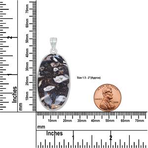 Colgantes Minimalistas de Ágata Turritella, Plateados en Plata, Hechos a Mano, con Piedra Fósil en Espiral, Joyería Artesanal al por Mayor para Mujer - Product Image 4