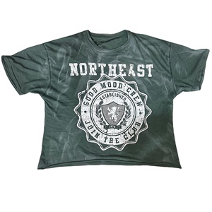 Mens Biểu Tượng Tùy Chỉnh Swag Thời Trang Mặt Trời Faded Rửa Boxy-Phù Hợp Với Quá Khổ Cắt T-<span class=keywords><strong>Shirt</strong></span> 100% Cotton Dệt Kim In Mô Hình - Product Image 3