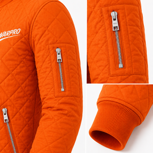 Veste matelassée pour homme OEM ODM, logo personnalisé, manteau d'hiver léger, chaud, isolé, coupe-vent, décontracté, vente en gros - Product Image 4