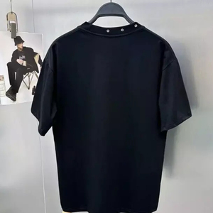 Camiseta de Hombre, Corte Regular, Diseño Gráfico Playero, Estilo Urbano, Logotipo Personalizado, Nueva Colección, Streetwear con Pedrería, Camiseta de Lujo para Hombre - Product Image 2