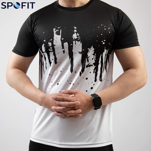 T-shirt oversize personnalisé avec impression intégrale par sublimation pour hommes, nouveau design personnalisé, impression par sublimation pour hommes - Product Image 2