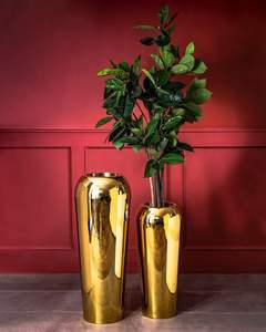 Pots de plantes en métal Grace, petits pots décoratifs modernes pour plantes d'intérieur, pots à fleurs - Product Image 1