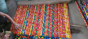Mango de Escoba de Madera de 70 CM con Diseño Floral de PVC, para Uso Doméstico, Impermeable, Ecológico, de la Mejor Calidad, Hecho en Vietnam - Product Image 3