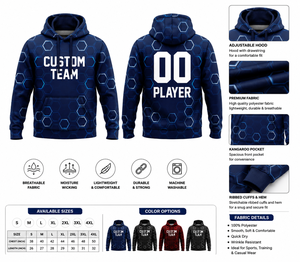 Sweat-shirt d'équipe personnalisé avec nom, numéro et impression de logo - Product Image 5